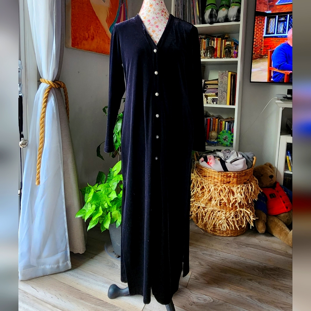 Vintage Ronni Nicole velvet duster